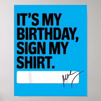 Mein Geburtstag Schild Mein lustiger Geburtstagssp