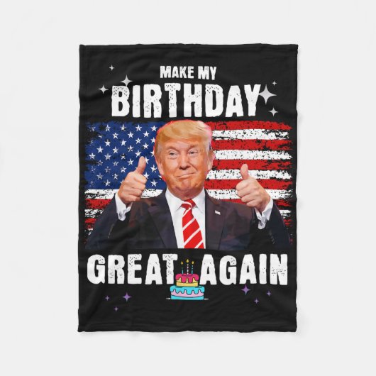 Mein Geburtstag wieder großartig machen Fleecedecke (Vorderseite)