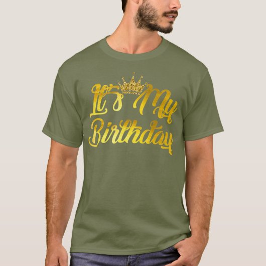 Mein Geburtstags-Glück zum Geburtstag T-Shirt (Vorderseite)