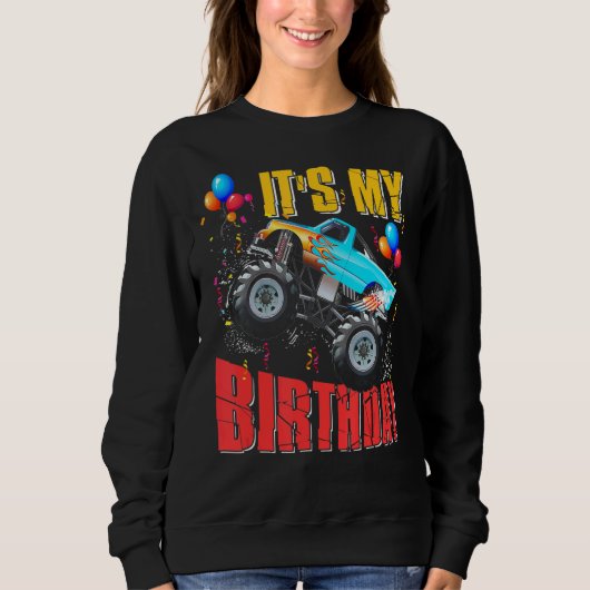 Mein Geburtstagskameradomonster F Sweatshirt (Vorderseite)