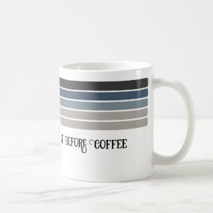 Mein Geduldslevel Vor dem Kaffee’ Dünne Linie Desi Kaffeetasse