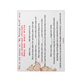 Mein Gefühl-Gedicht wird leer ausgefüllt Notizblock (Rotiert)