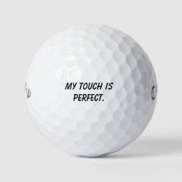 'Mein Gefühl ist perfekt' Kraftvolles Mantra-Gesch Golfball