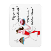 "Mein geheimer Zutat ist DIVAtude!" Magnet (Vertikal)