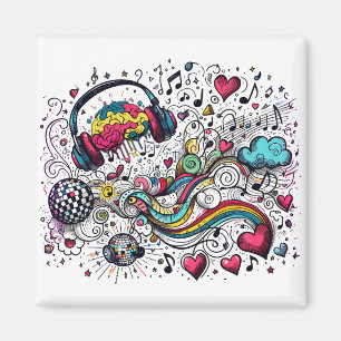 MEIN Gehirn auf Musik - Fühle den Beat Magnet