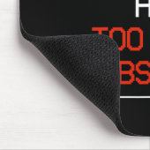 Mein Gehirn hat zu viele Tabs geöffnet Mousepad (Ecke)