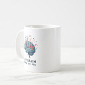 Mein Gehirn läuft auf SQL Kaffeetasse (Vorderseite Links)