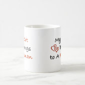 Mein ♥ gehört einem FF Kaffeetasse (Mittel)