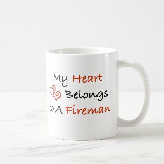 Mein ♥ gehört einem FF Kaffeetasse (Rechts)
