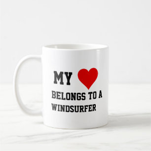 Mein gehört einem Windsurfer Kaffeetasse