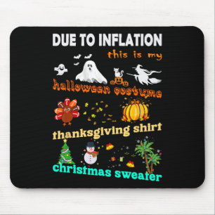 Mein geiler Halloween-Erntedank Ugly Kostüm 1 Mousepad