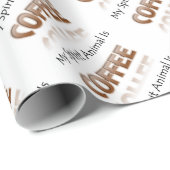 Mein Geist ist Kaffee Geschenkpapier (Rolleneckpunkt)