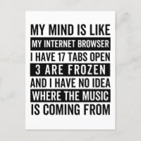 Mein Geist ist wie mein Internetbrowser Funny meme