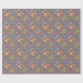 Mein Geist | Niedlicher Schlafplatz Geschenkpapier (Flach)