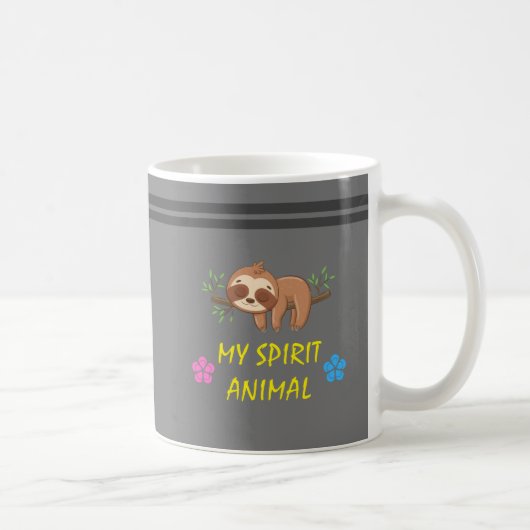 Mein Geist | Niedlicher Schlafplatz Kaffeetasse (Rechts)