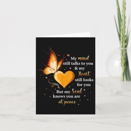 Mein Geist spricht immer noch mit dir, Soul Butter Karte (Vorderseite)