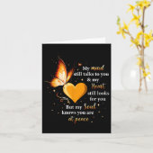 Mein Geist spricht immer noch mit dir, Soul Butter Karte (Gelbe Blume)