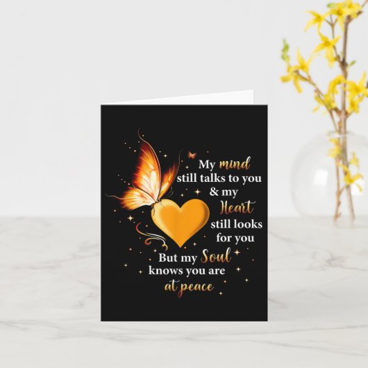 Mein Geist spricht immer noch mit dir, Soul Butter Karte (Gelbe Blume)