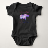 Mein Geist Tier Der Chubby Einhorn Adorable Rhino Baby Strampler (Vorderseite)