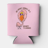 Mein Geist Tier Grumpy Flamingo Funny Dosenkühler (Vorderseite)