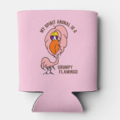 Mein Geist Tier Grumpy Flamingo Funny Dosenkühler (Rückseite)