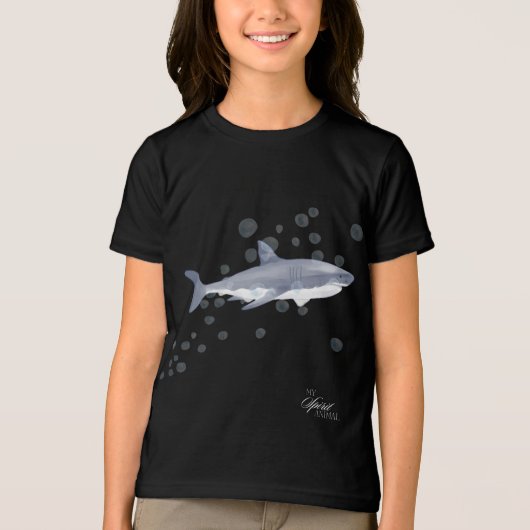 Mein Geist Tier - Hai Tri-Blend Shirt (Vorderseite)