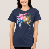 Mein Geist Tier - Hummingbird Tri-Blend Shirt (Vorderseite)