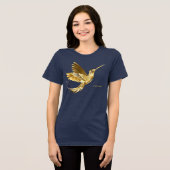 Mein Geist Tier - Hummingbird Tri-Blend Shirt (Vorderseite voll)