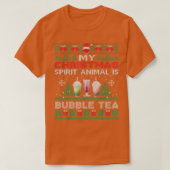 Mein Geist Tier ist Bubble Tee Funny Ugly Christma (Design vorne)