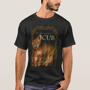 Mein Geist Tier ist ein Cub Wildlife Safari Zoolog T-Shirt