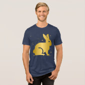 Mein Geist Tier - Kaninchen Tri-Blend Shirt (Vorderseite voll)