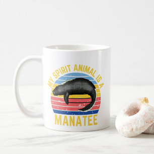 Mein Geist Tier Manatee Funny Kaffeetasse