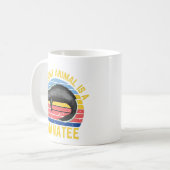 Mein Geist Tier Manatee Funny Kaffeetasse (Vorderseite Links)