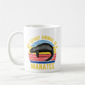 Mein Geist Tier Manatee Funny Kaffeetasse (Links)