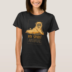 Mein Geist Tier Mops Haustier Mann und Frau T-Shirt