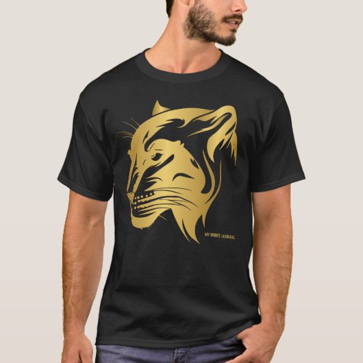 Mein Geist Tier - Panther T-Shirt (Vorderseite)