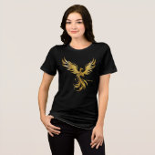 Mein Geist Tier - Phoenix Tri-Blend Shirt (Vorderseite voll)