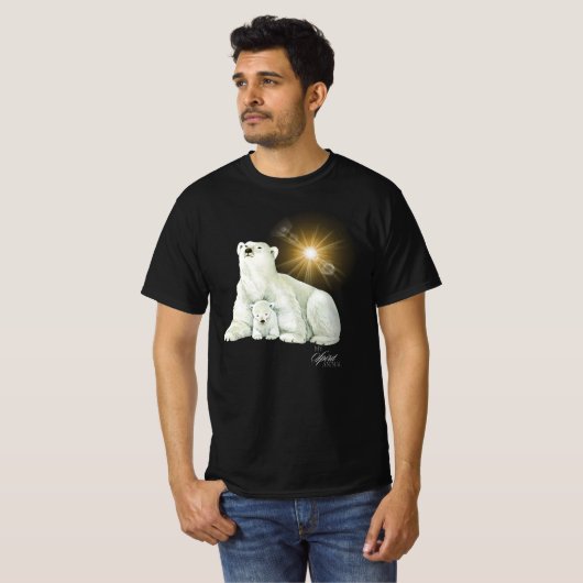 Mein Geist Tier - Polarbär T-Shirt (Vorne ganz)