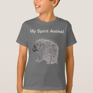 Mein Geist Tier Porcupine T-Shirt