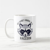 Mein Geist Tier Raccon Funny Kaffeetasse (Links)