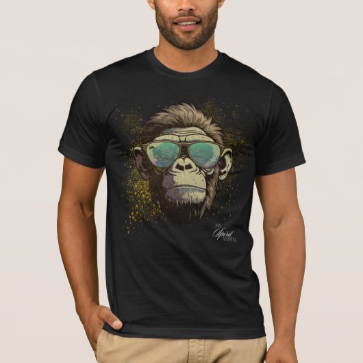 Mein Geist Tier - Schimpanse T-Shirt (Vorderseite)
