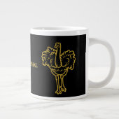 Mein Geist Tier - Strauß Jumbo-Tasse (Rechts)