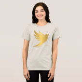 Mein Geist Tier - Taube Tri-Blend Shirt (Vorderseite voll)