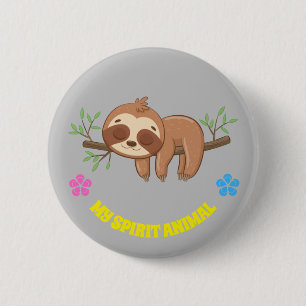 Mein Geist Vorlage für den Niedlichen Ruhezustan Button