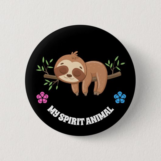 Mein Geist | Vorlage für den Niedlichen Ruhezustan Button (Vorderseite)