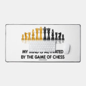 Mein Geist wird durch das Schachspiel aktiviert Schreibtischunterlage (Tastatur & Maus)