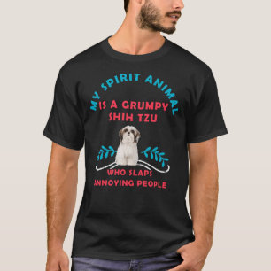 Mein Geiststier ist ein gruseliger Shih Tzu T-Shirt
