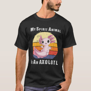 Mein Geisttier ist Axolotl Niedlich Kawaii Axolotl T-Shirt