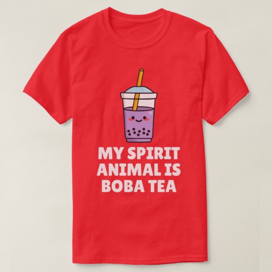 Mein Geisttier ist Boba Tee (Design vorne)