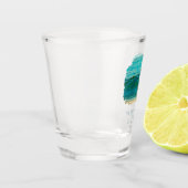 Mein Geisttier ist ein Delphin Schnapsglas (Links)